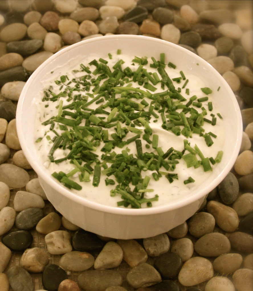 It's the Playoffs!!  Forget serving Ranch, step up your "Culinary Game" with this delicious yet healthy recipe for Crème Fraiche Dip.