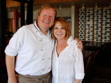 Chef Richard and Renee Before the crowds Renee's Journey Cooking in Santiago, Chile